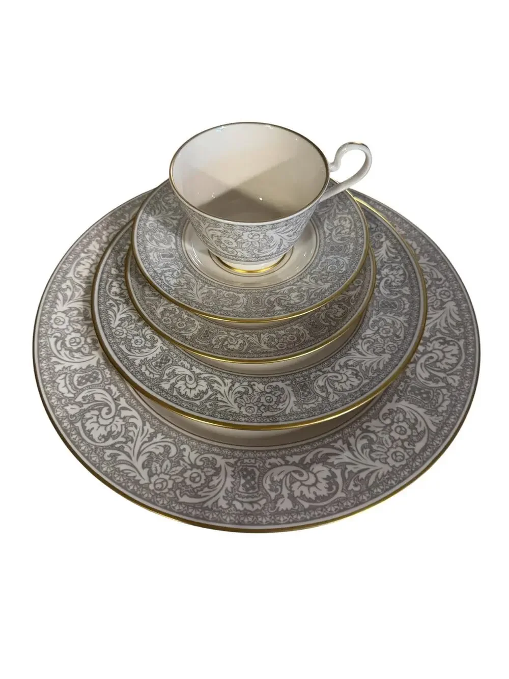 Franciscan Grey Renaissance 5 Piece Place Setting
